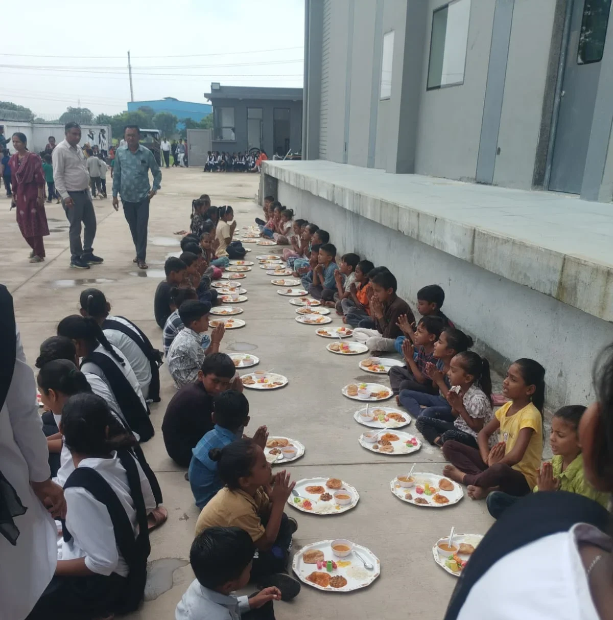 Another photograph from the school visits