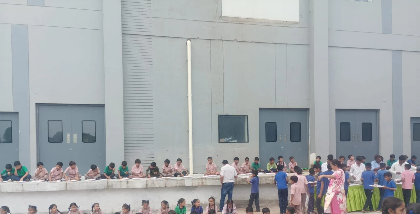 Further moment from a school visit