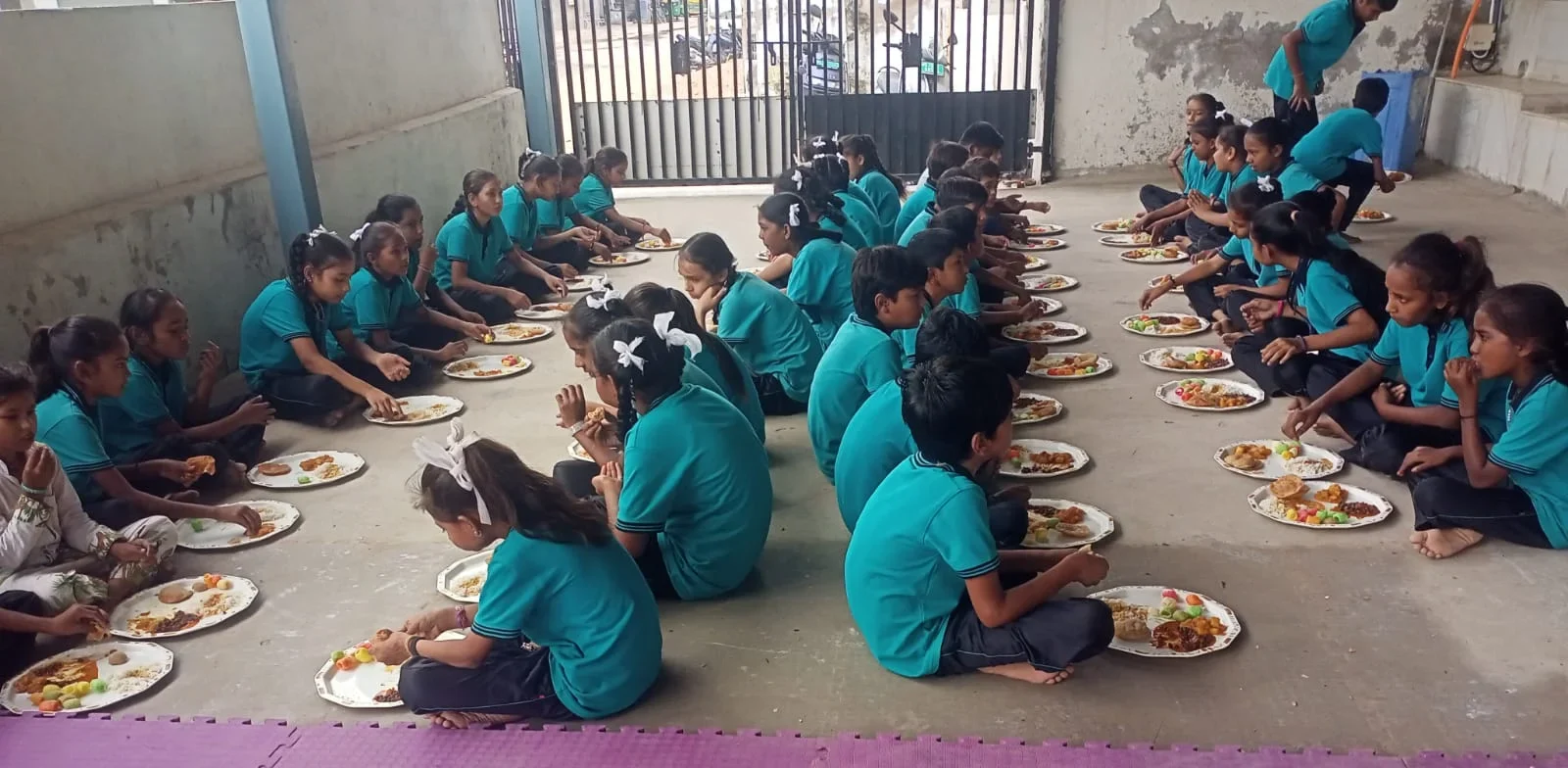 School visit captured during the initiative